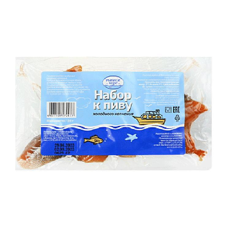 Горбуша Рыбное море набор к пиву х/к 150 гр., вакуум