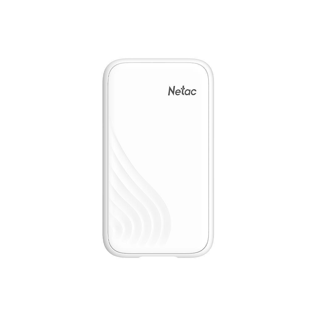2ТБ Внешний диск SSD Netac ZX20 III NT01ZX20III-002T-32WH, USB 3.2 Gen 2x2, запись - 1800МБ/с, чтение - 2050МБ/с, белый