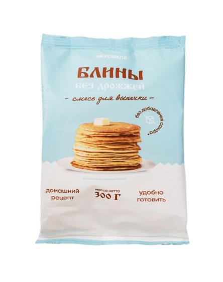 Смесь для выпечки ВкусВилл Блины без дрожжей 250 гр., флоу-пак