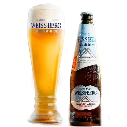 Пиво безалкогольное светлое Weiss Berg 500 мл., стекло