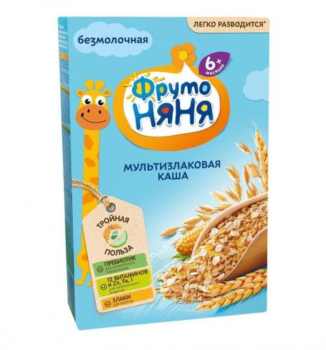 Каша Фруто Няня Мультизлаковая безмолочная с 6 мес.