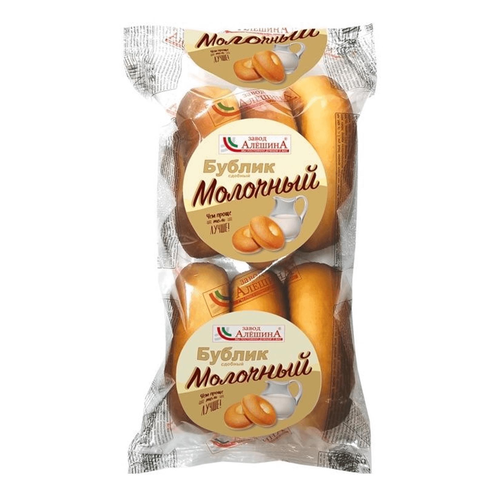 Баранка Завод Алешина Молочный сдобный 240 гр., флоу-пак