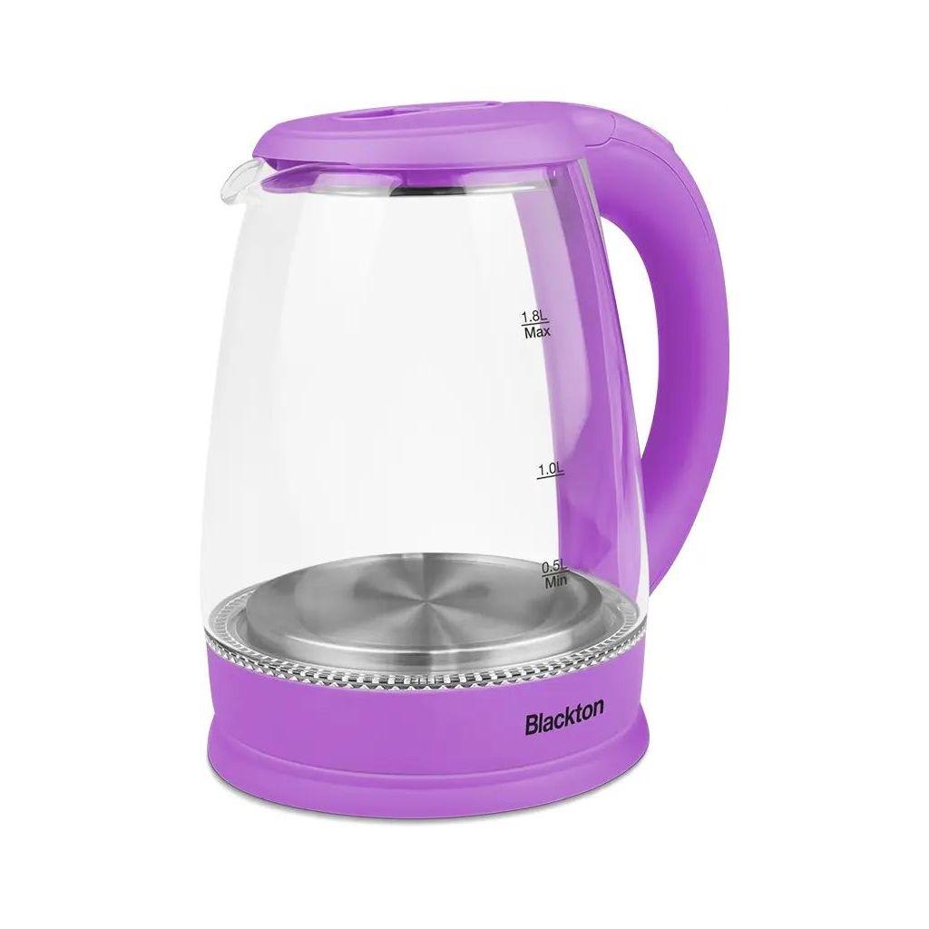 Чайник электрический BLACKTON Bt KT1800G, 1.8л, стекло/пластик