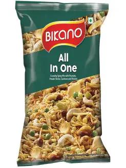 Закуска Хрустящая пряная смесь ALL IN ONE Bikano индийская, восточная, 200 гр., флоу-пак