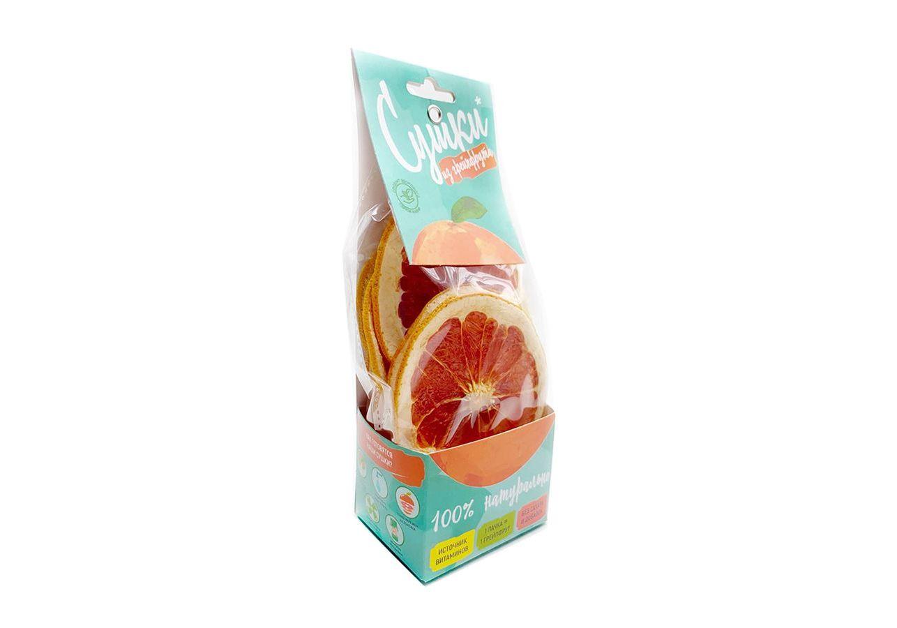 Чипсы фруктовые Сушки грейпфрут, 30 гр., картон