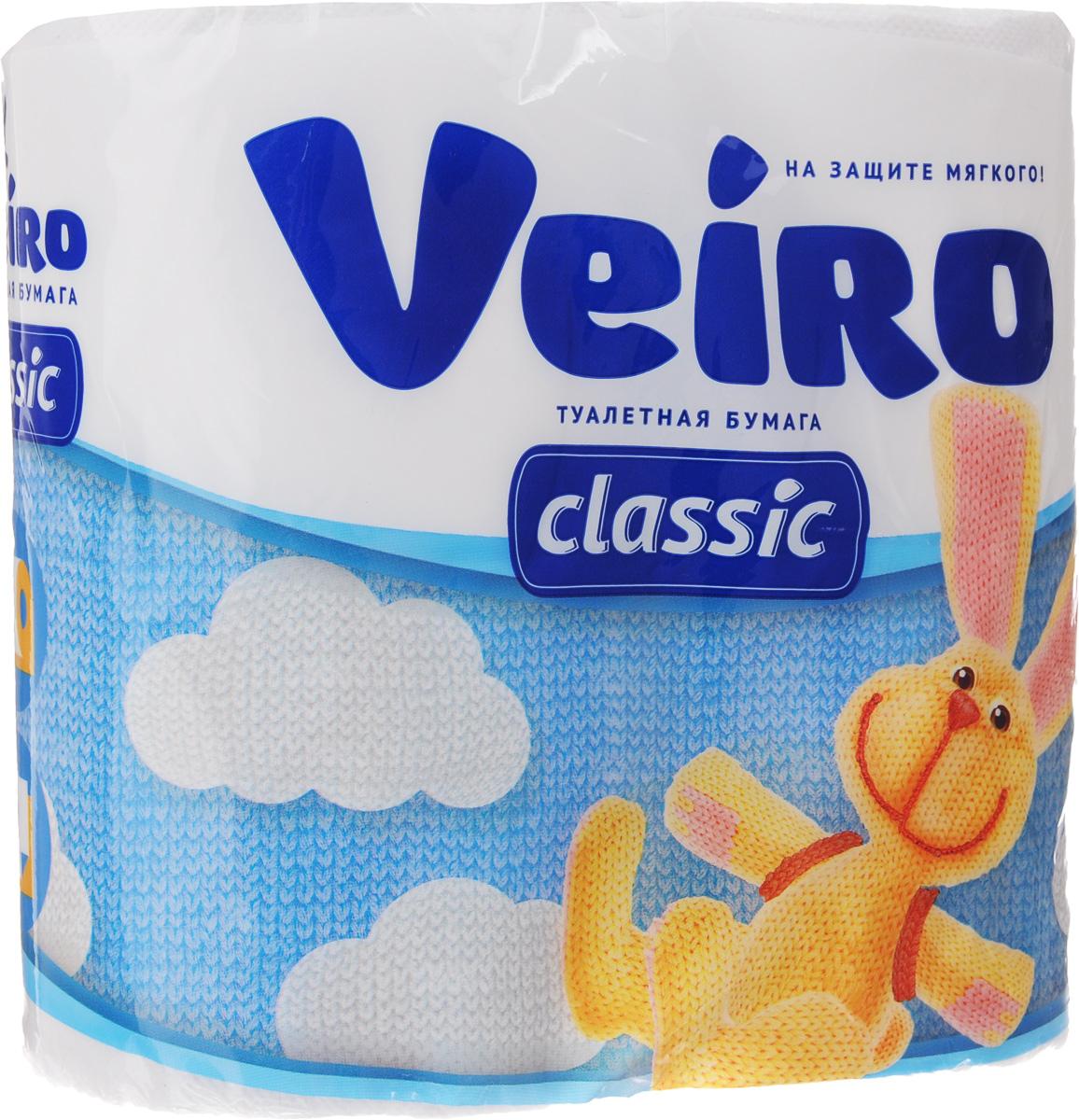 Туалетная бумага Veiro Classic 2 слоя 4 шт., флоу-пак