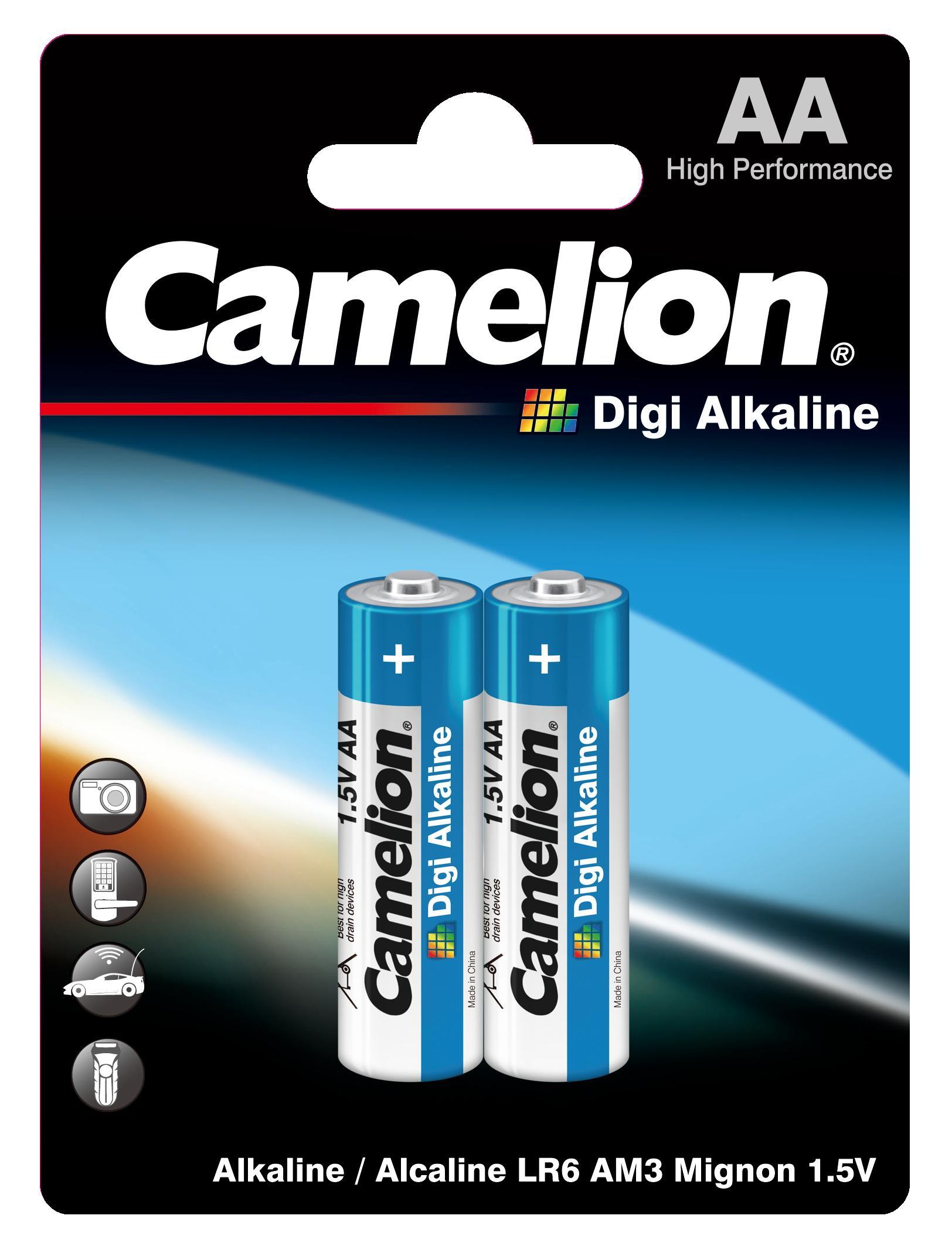 Батарейка Camelion DIGI BL-2 LR6 1.5В 2шт, блистер