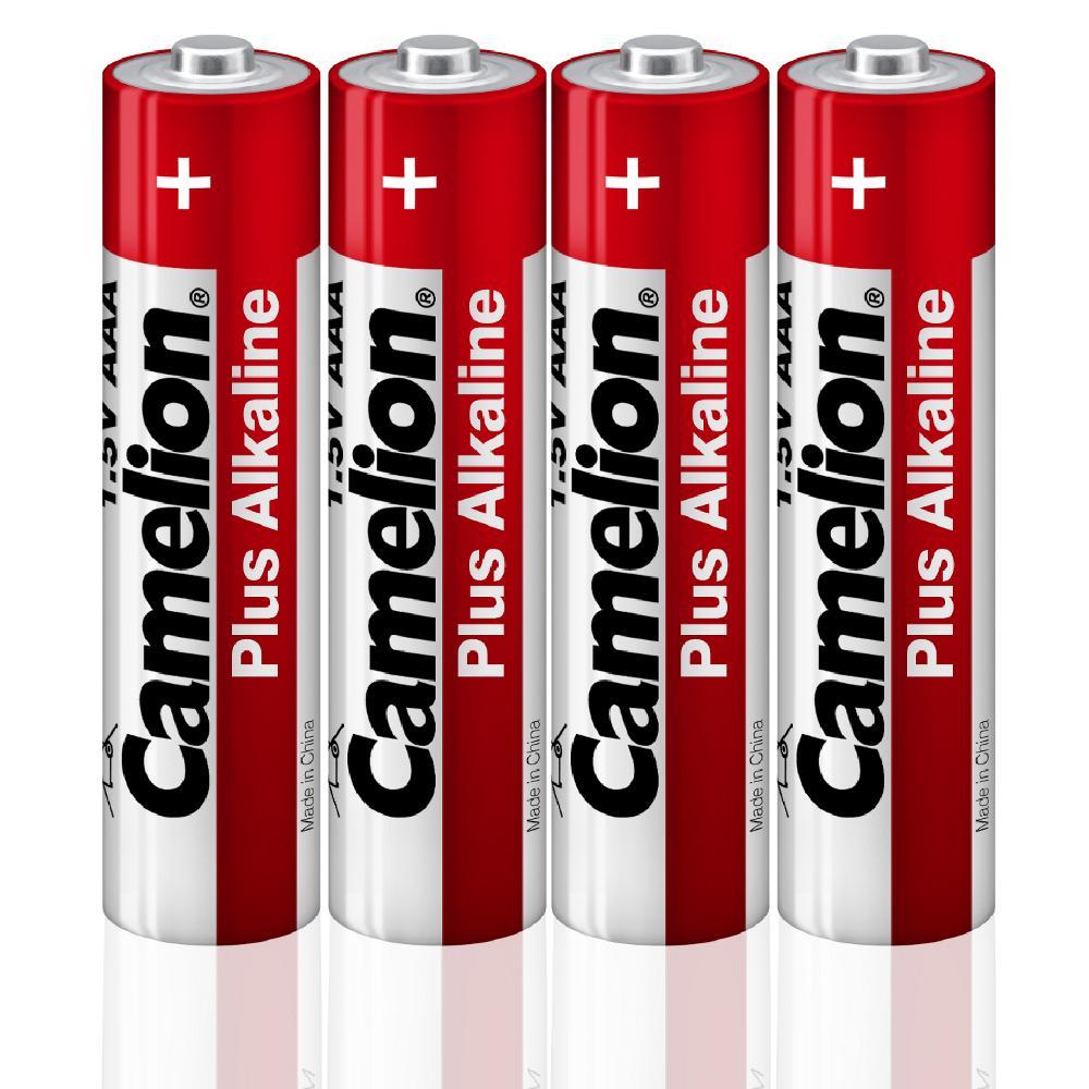 Батарейка Camelion LR03 Plus Alkaline 1.5В 4шт, спайка