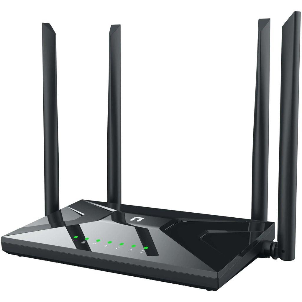Wi-Fi роутер Netis NC65, Wi-Fi 5, AC1200, 2.4/5ГГц, 3 LAN, черный