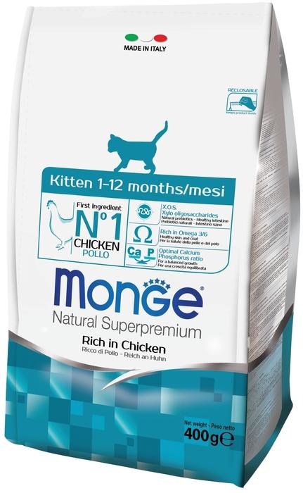 Корм для котят Monge Cat 400 гр., дой-пак