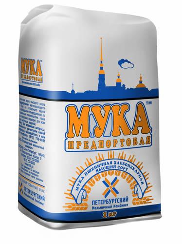 Мука пшеничная Предпортовая 1 кг., бумага