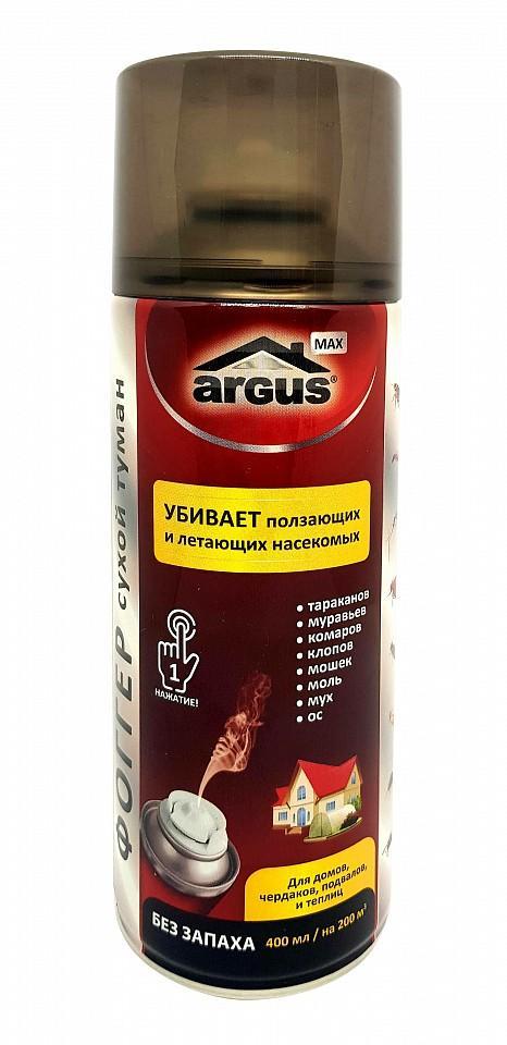 Фоггер Argus сухой туманбез запаха от всех насекомых на 200м3 400 мл., аэрозоль