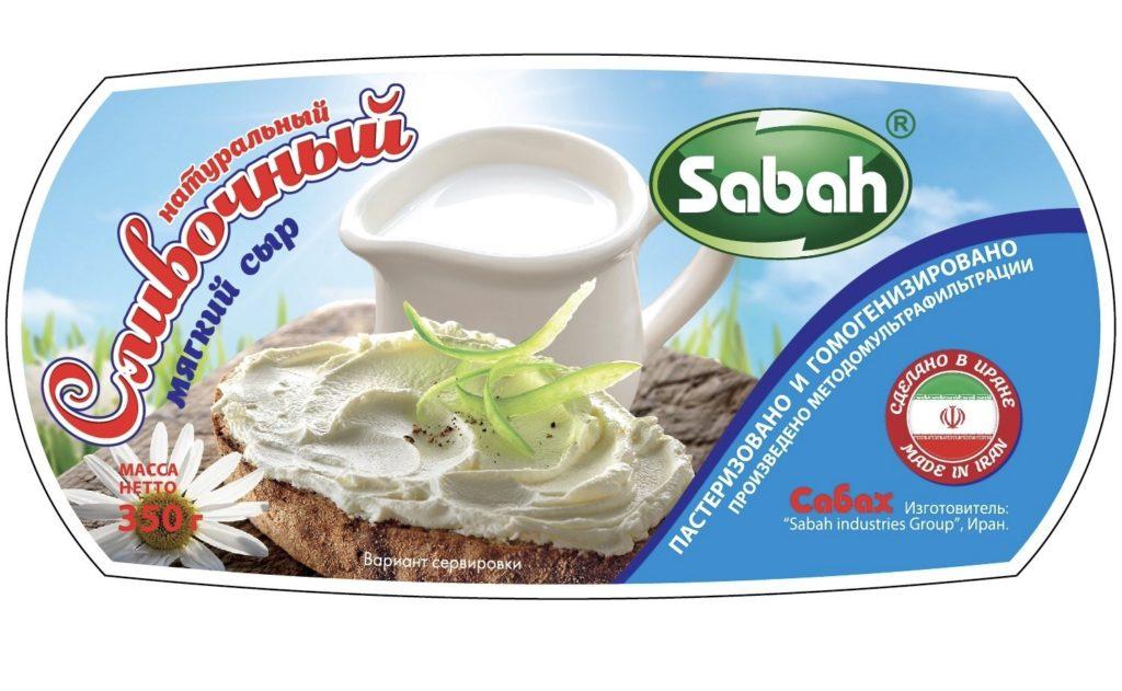 Сыр крем Sabah 65% 350 гр., ПЭТ