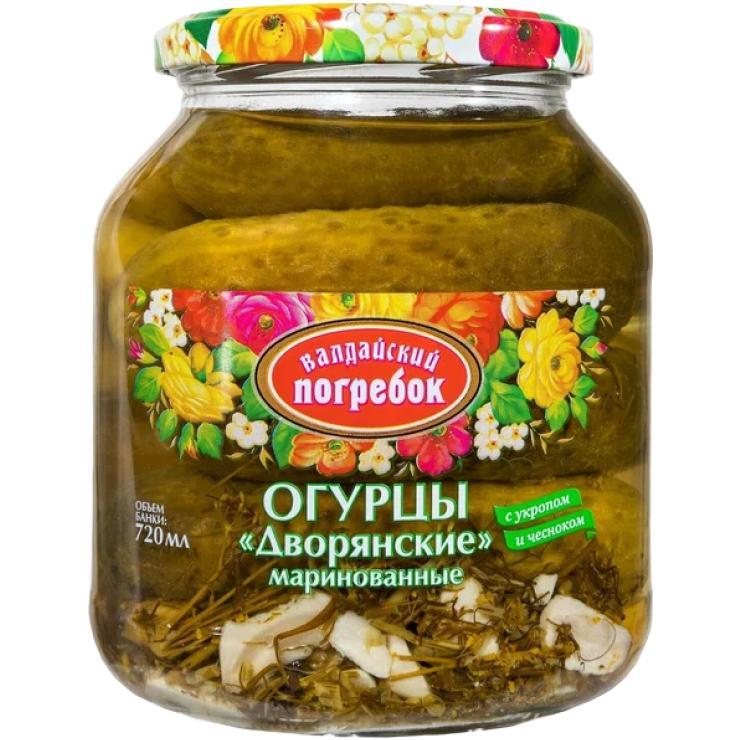 Огурцы маринованные Валдайский погребок 720 мл., стекло