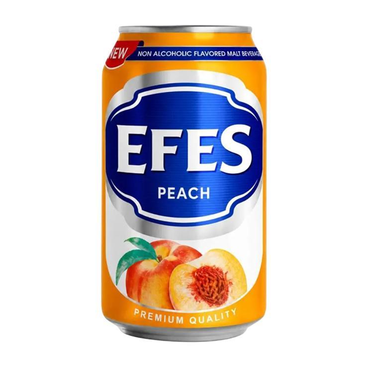 Напиток солодовый Efes Peach безалкогольный 330 мл., ж/б