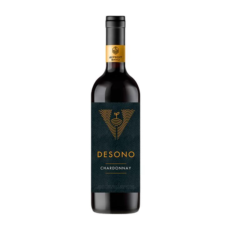 Вино Desono chardonnay белое сухое 12,5% Россия 750 мл., стекло