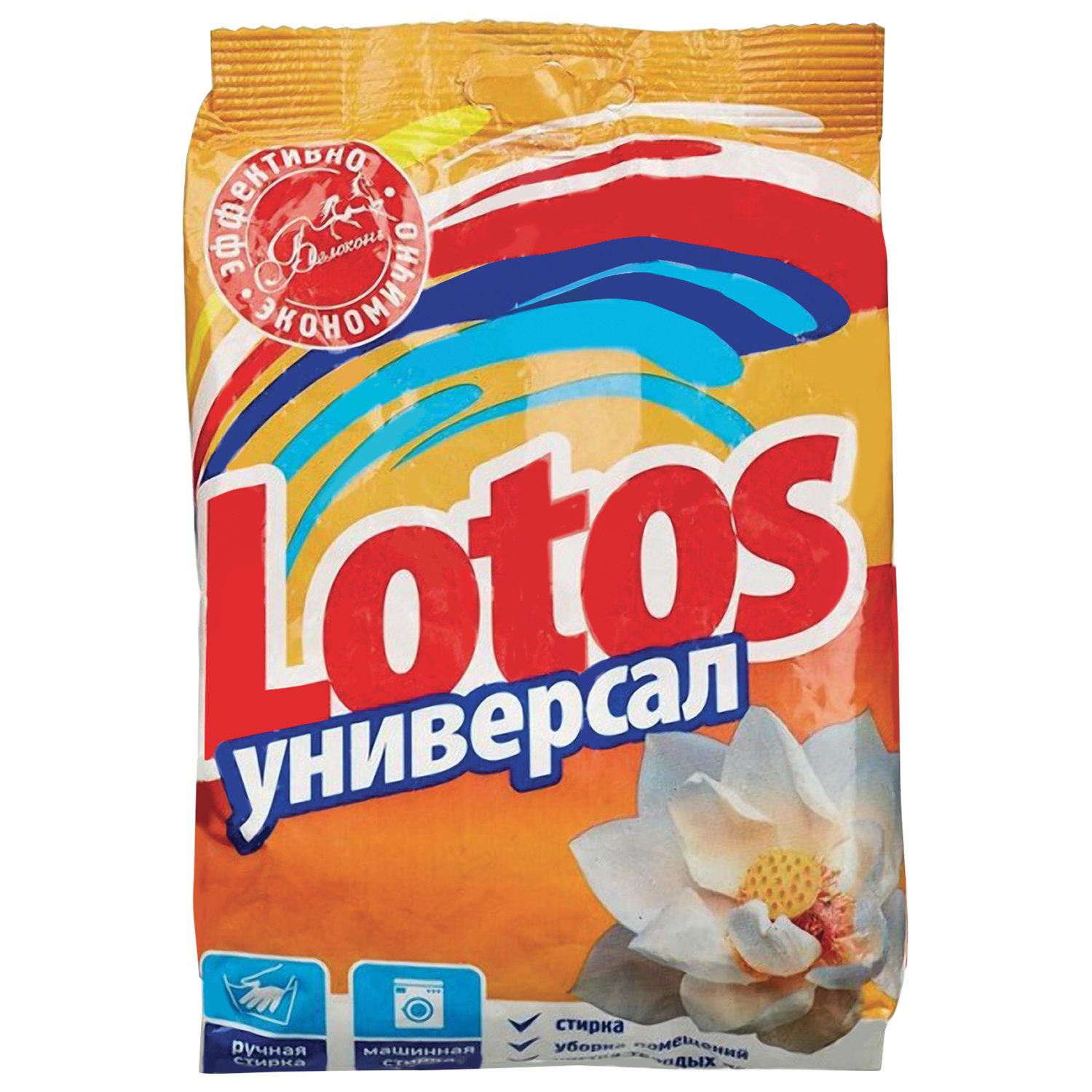 Порошок Лотос универсал стиральный 400 гр., картон