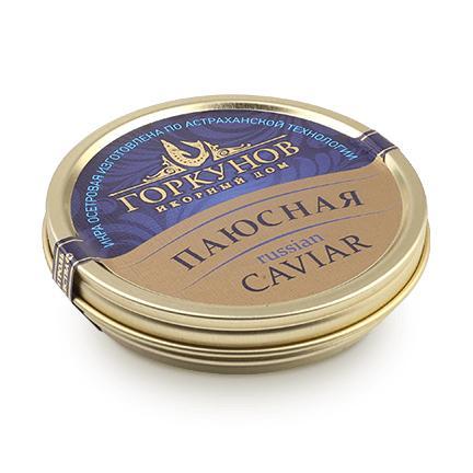 Икра ГОРКУНОВ паюсная черная 100 гр., ж/б