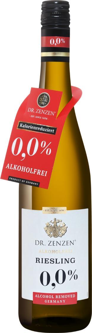 Вино Dr. Zenzen Deutscher Riesling безалкогольное 750 мл., стекло