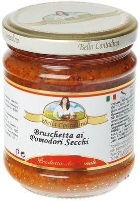 Брускета Bella Contadina из вяленых томатов, 190 гр., стекло