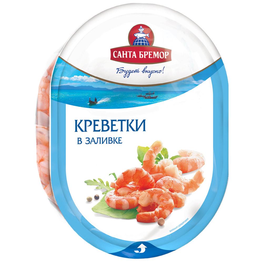 Мясо креветки Санта Бремор в заливке 180 гр., вакуум