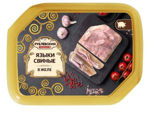 Язык Рублевский свиной в желе 380 гр., пластиковая упаковка