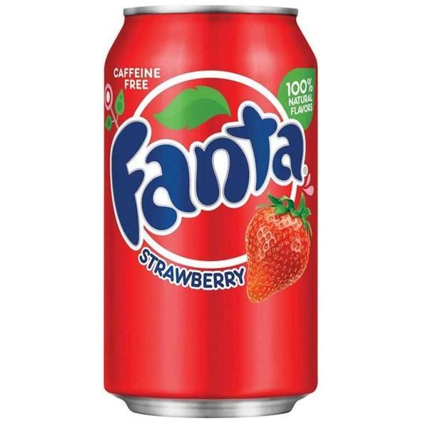 Напиток газированный Fanta клубника 325 мл., ж/б