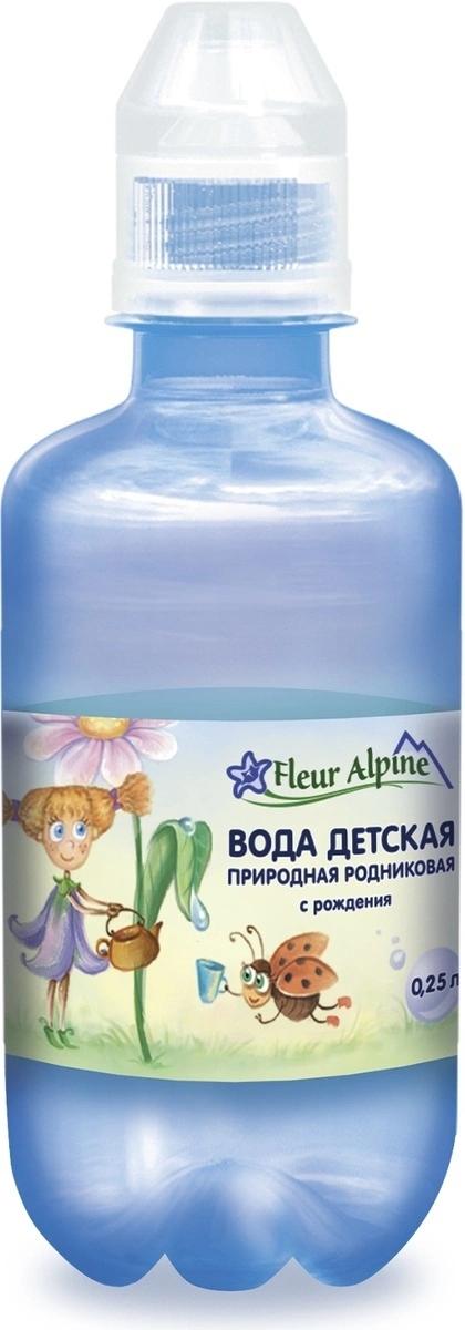Вода негазированная Fleur Alpine детская природная родниковая 250 мл., ПЭТ
