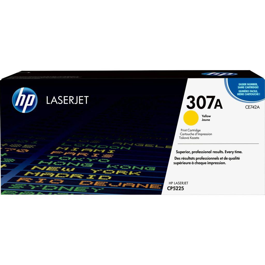 Картридж HP 307A, желтый / CE742A