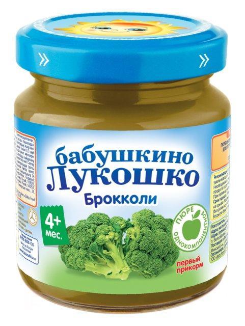 Пюре Бабушкино Лукошко брокколи с 4 месяцев