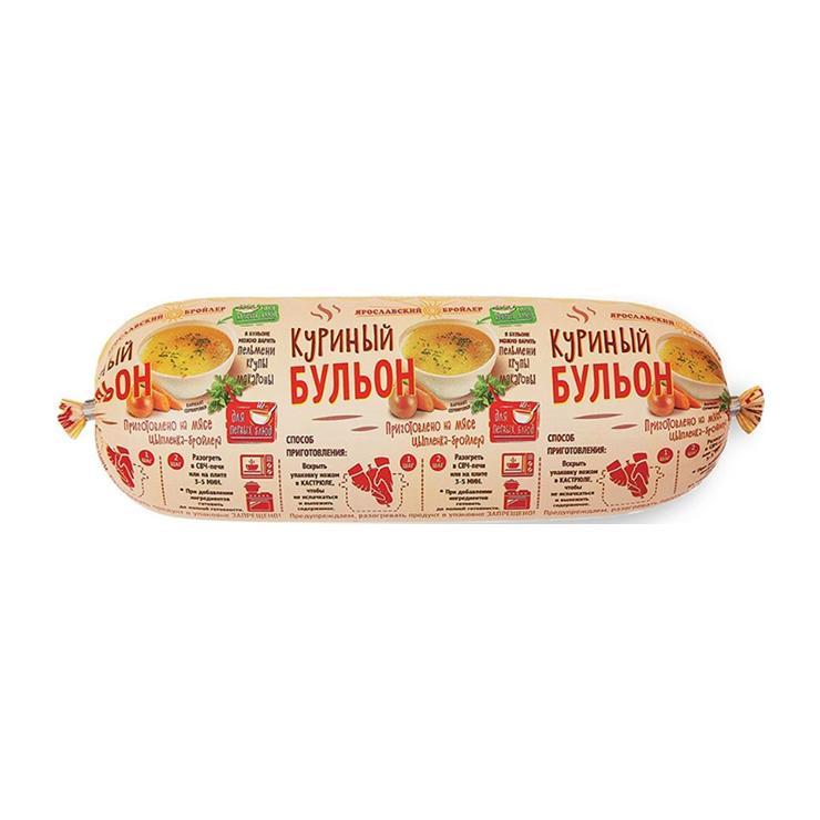 Бульон Ярославский бройлер куриный охлажденный 900 гр., оболочка