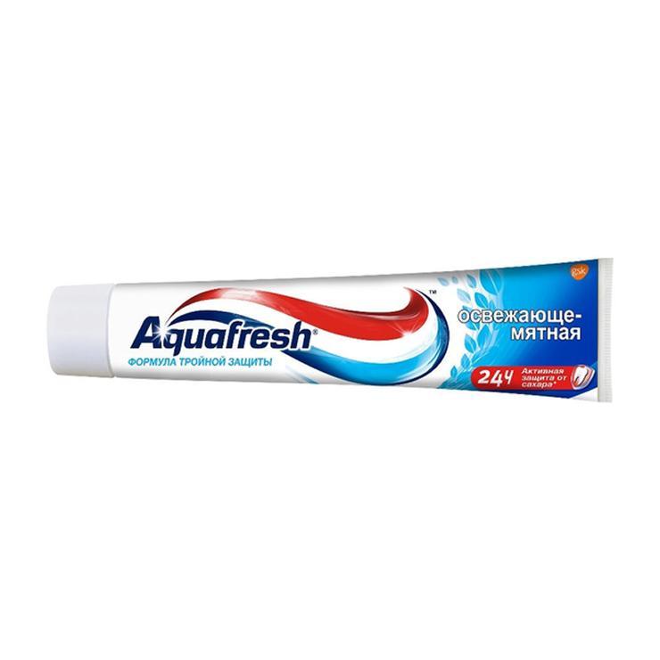 Зубная паста Aquafresh освежающая мята синяя 125 мл., туба