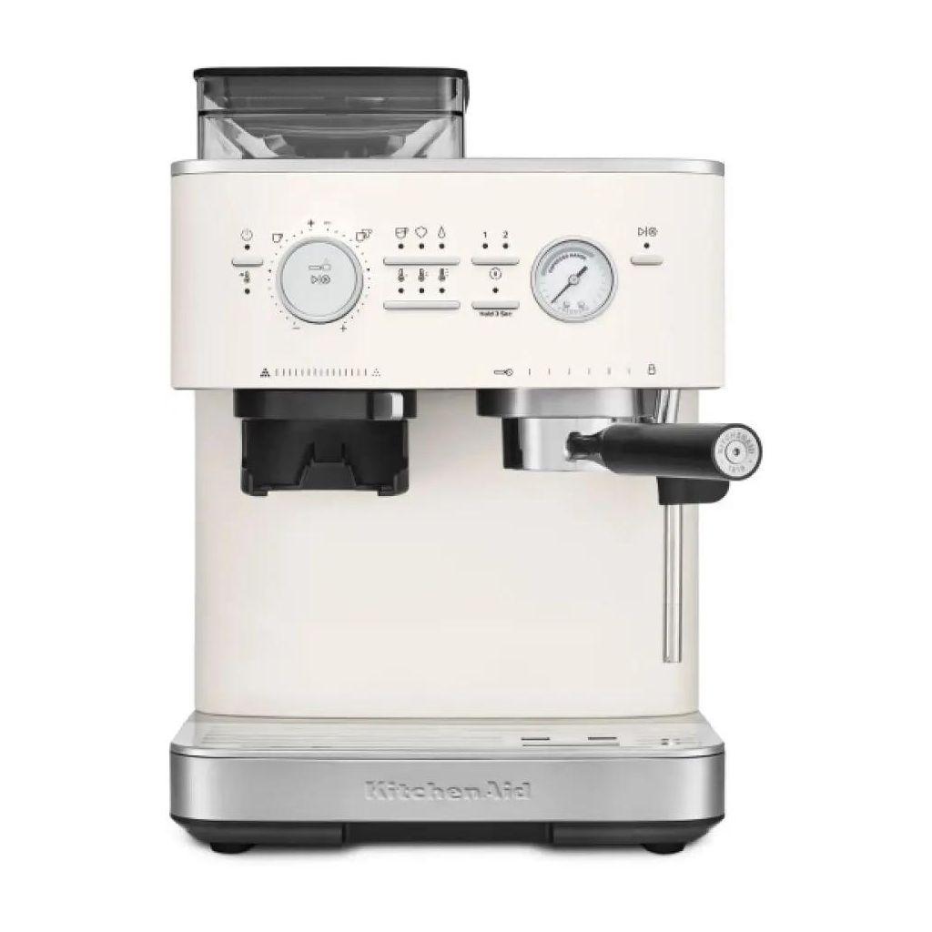 Кофемашина автоматическая KITCHENAID 5KES6551EPL, 15Бар, с автоматическим капучинатором, белый