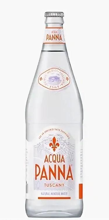 Вода негазированная Acqua Panna минеральная 1 л., стекло