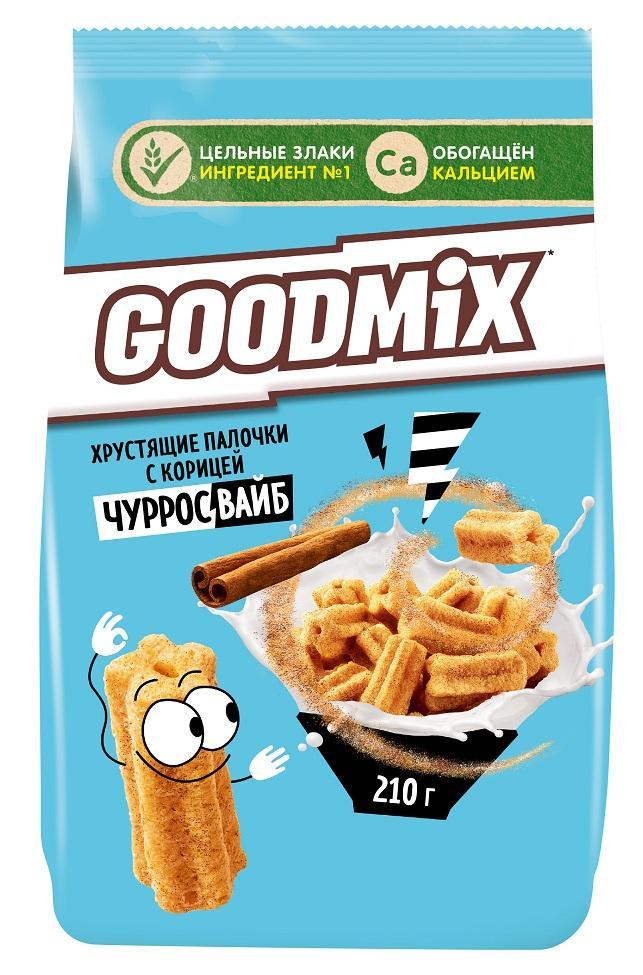 Готовый завтрак GOODMIX Хрустящие Палочки, 210 гр., флоу-пак