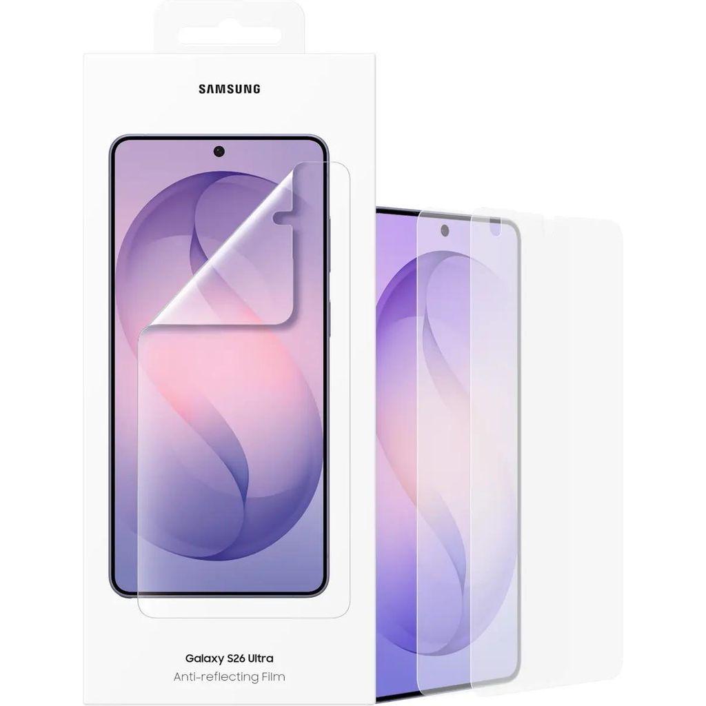 Защитная пленка для экрана Samsung Screen Protector для Samsung Galaxy S26 Ultra антиблик, прозрачная, 1 шт, с аппликатором для разглаживания, прозрачный [ef-us948ctegru]