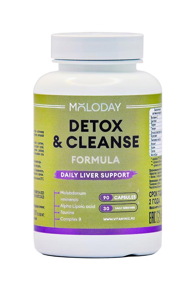 БАД Moloday Detox Complex 90 капсул, ПЭТ
