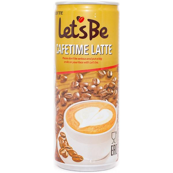 Напиток кофейный Lotte Lets Be кафетайм латте 240 мл., ж/б