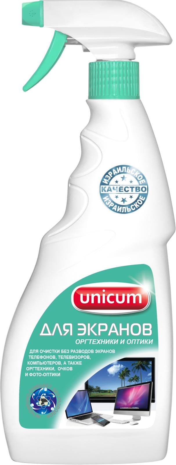 Средство для чистки офисной техники и экранов Unicum, 500 мл., ПЭТ