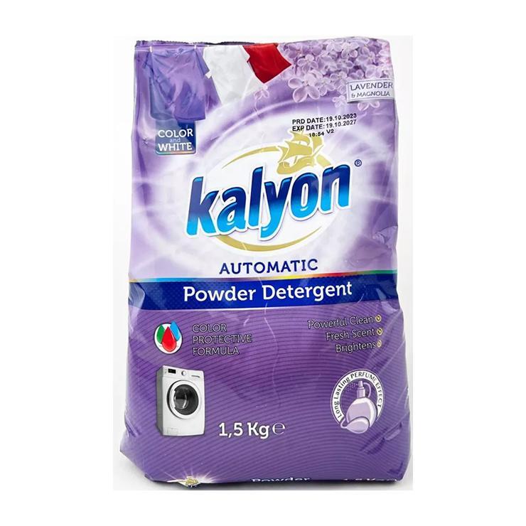 Порошок стиральный Kalyon автомат лаванда и магнолия 1,5 кг., флоу-пак