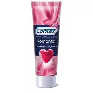 Гель-смазка Contex Romantic с ароматом клубники