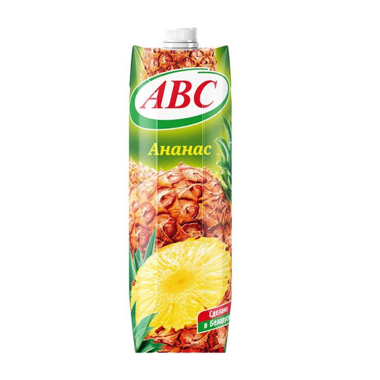 Нектар АВС ананасовый 1 л., тетра-пак