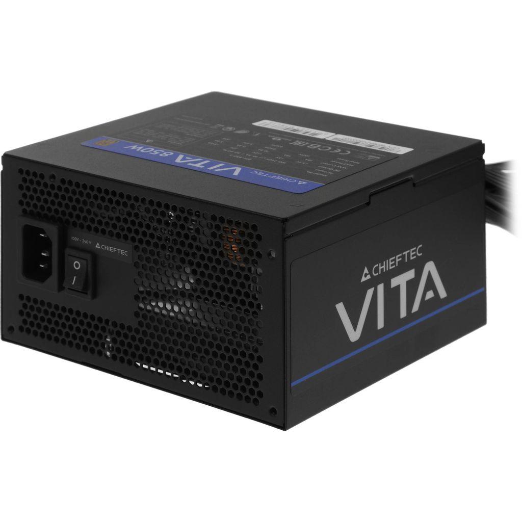 Блок питания CHIEFTEC Vita BPX-850-S, 850Вт, 80 PLUS BRONZE, 120мм, черный, retail