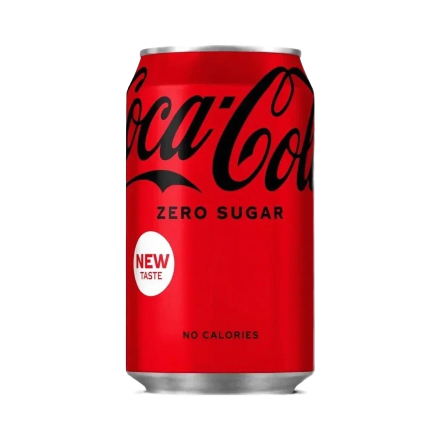 Напиток газированный Coca Cola оригинал без сахара Дания 330 мл., ж/б