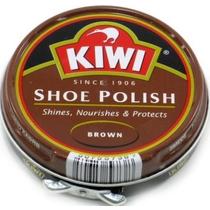Крем для обуви Kiwi Shoe Polish коричневый 50 мл., ж/б