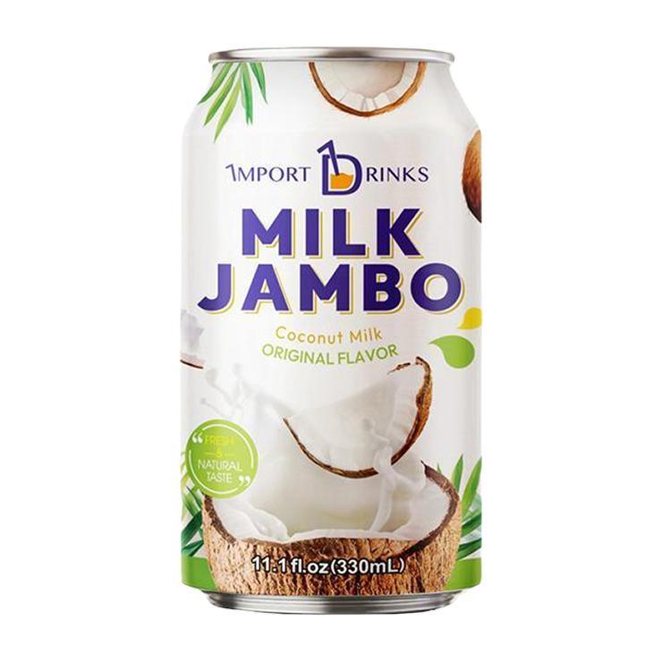 Напиток сокосодержащий MILK JAMBO кокосовое молоко оригинальный вкус кокоса Вьетнам 330 мл., ж/б