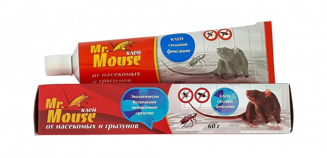 Клей Mr. Mouse от грызунов 60 гр., картон