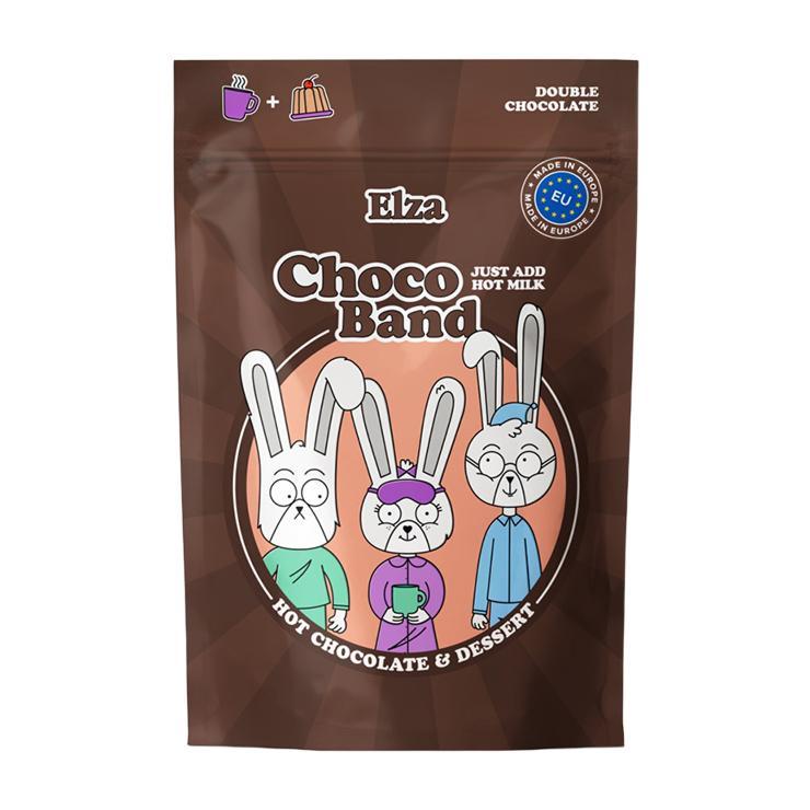 Какао-напиток растворимый Elza Choco Band Hot Chocolate на основе шоколада 200 гр., дой-пак