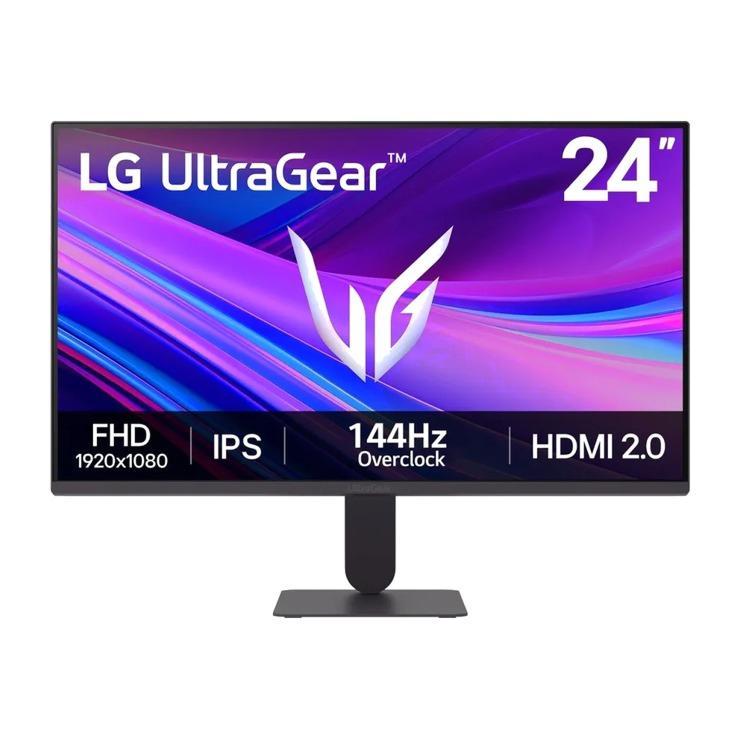 Монитор LG UltraGear 24G411A-B, 1920x1080, IPS, 144Гц, 1хHDMI, 1хDP черный 3,3 кг., картон
