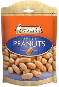 Арахис Camel жареный подсоленный Roasted Salted Peanuts 150 гр., пластиковая упаковка